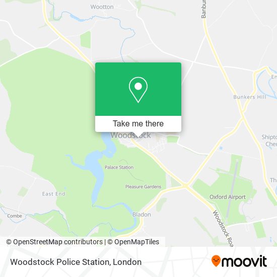 Woodstock Police Station map