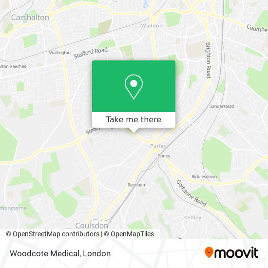 Woodcote Medical map