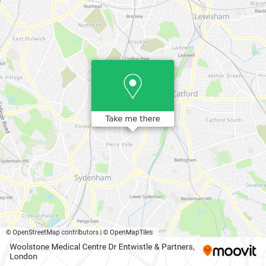 Woolstone Medical Centre Dr Entwistle & Partners map