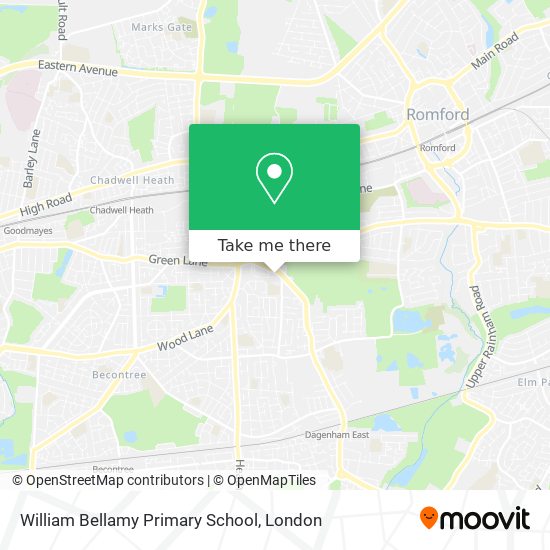 William Bellamy Primary School map