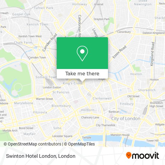 Swinton Hotel London map