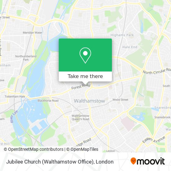 Jubilee Church (Walthamstow Office) map