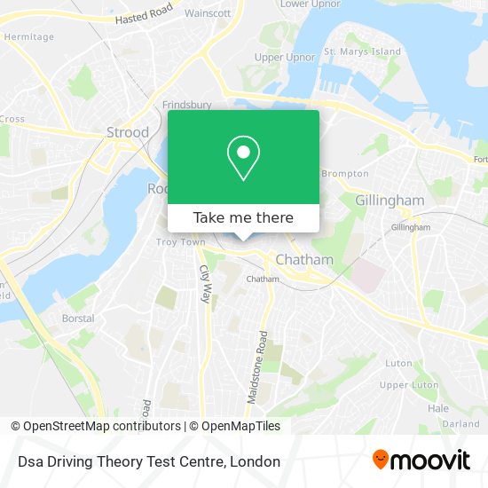 Dsa Driving Theory Test Centre map