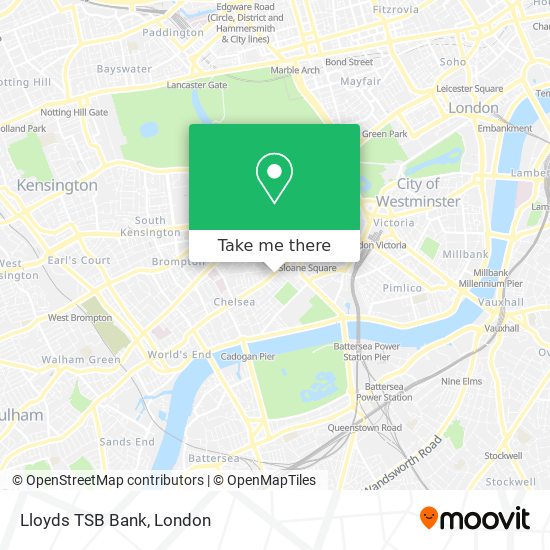 Lloyds TSB Bank map