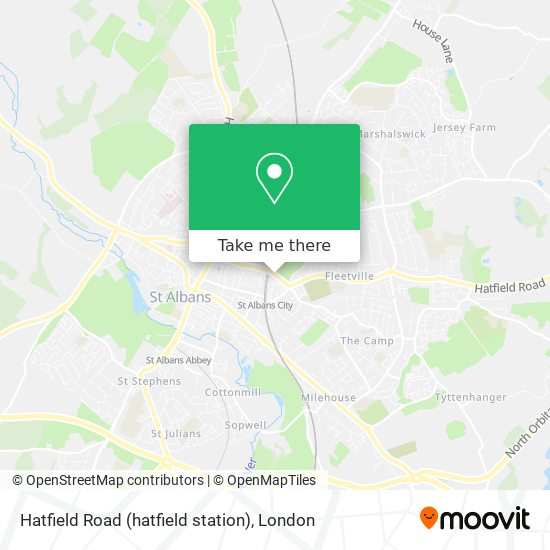Hatfield Road (hatfield station) map