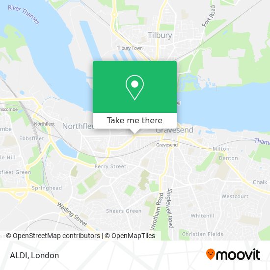 ALDI map