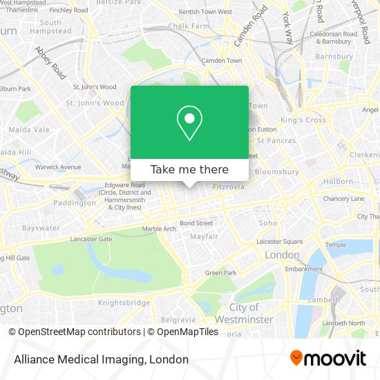 Alliance Medical Imaging map