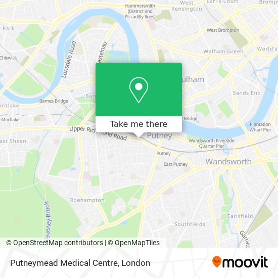 Putneymead Medical Centre map