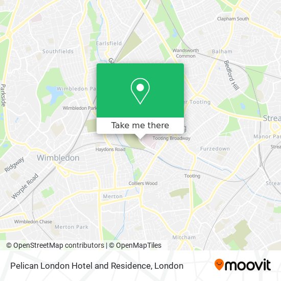 Pelican London Hotel and Residence map