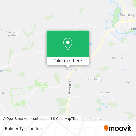 Bulmer Tye map