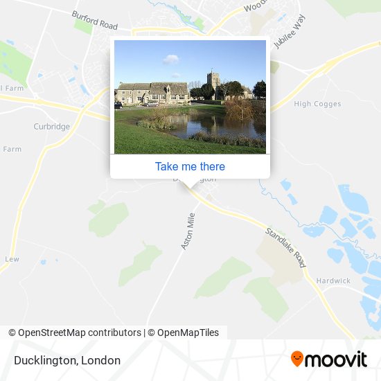 Ducklington map