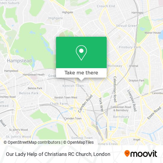 Our Lady Help of Christians RC Church map