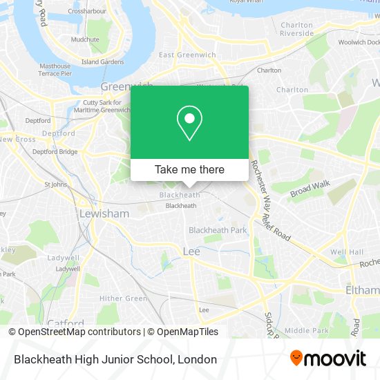 Blackheath High Junior School map