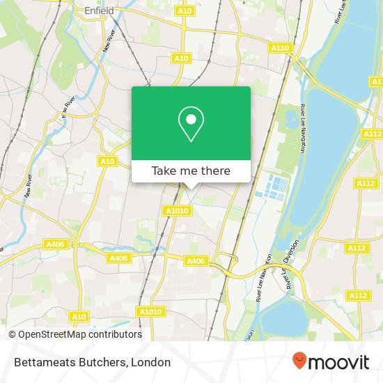 Bettameats Butchers, 47 South Mall Edmonton London N9 0TT map