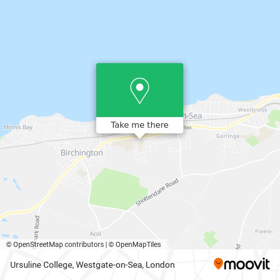 Ursuline College, Westgate-on-Sea map