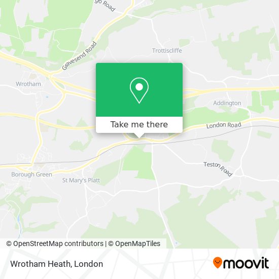 Wrotham Heath map