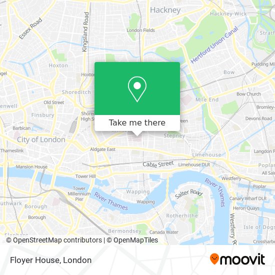 Floyer House map