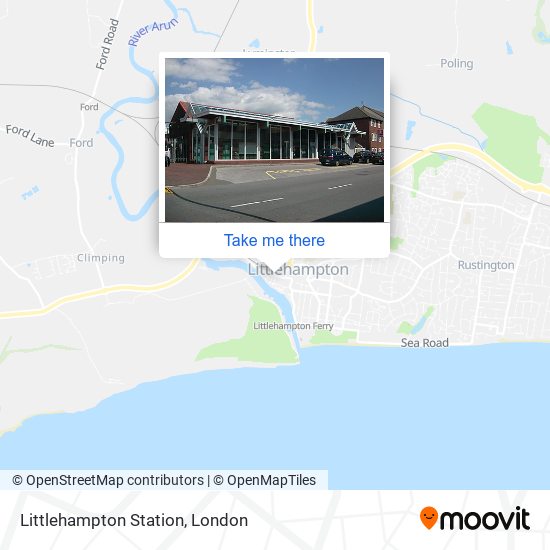 Littlehampton Station map