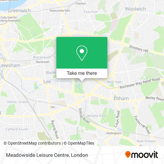 Meadowside Leisure Centre map