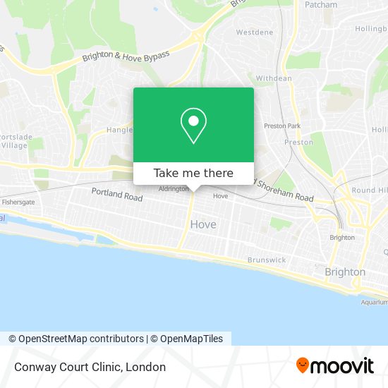 Conway Court Clinic map
