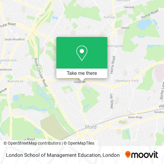 London School of Management Education map