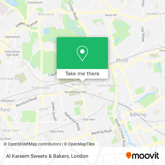 Al Kareem Sweets & Bakers map