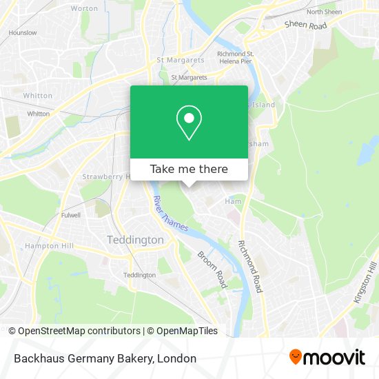 Backhaus Germany Bakery map