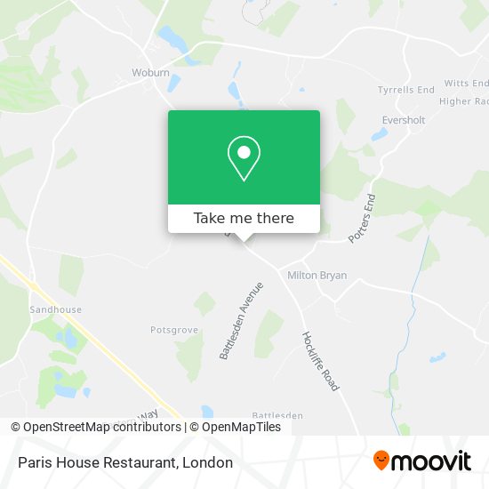 Paris House Restaurant map