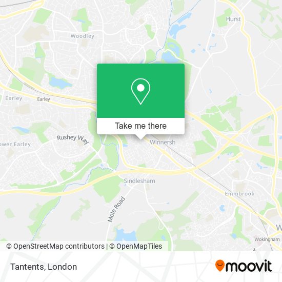 Tantents map