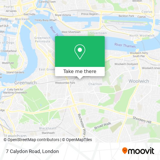 7 Calydon Road map