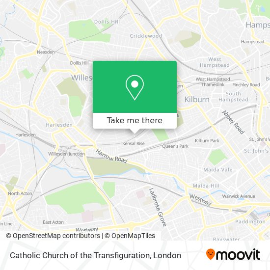 Catholic Church of the Transfiguration map