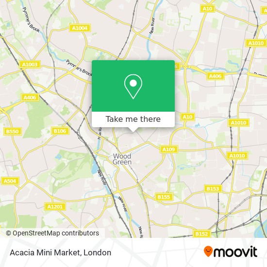 Acacia Mini Market map