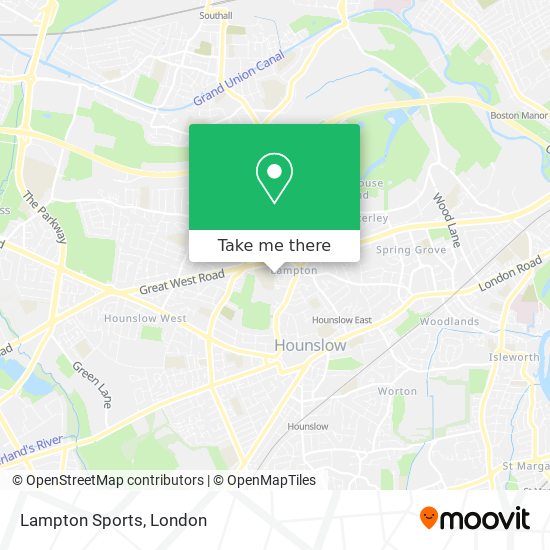 Lampton Sports map