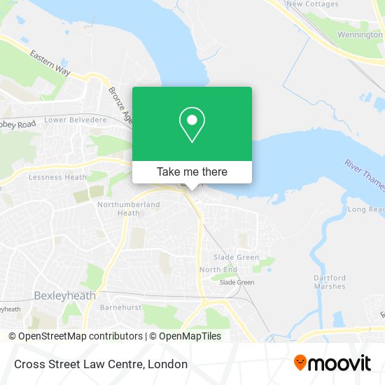 Cross Street Law Centre map
