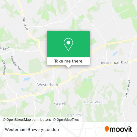 Westerham Brewery map