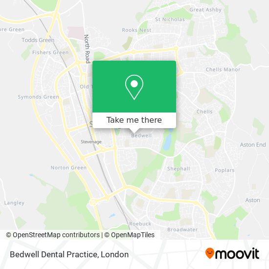 Bedwell Dental Practice map