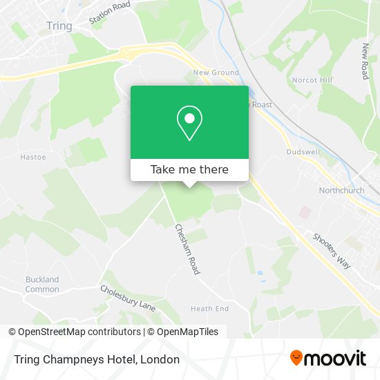 Tring Champneys Hotel map