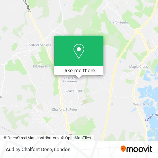 Audley Chalfont Dene map
