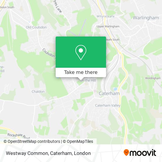 Westway Common, Caterham map