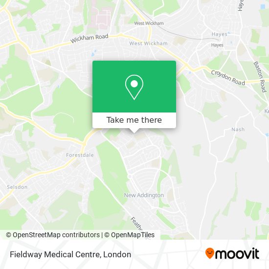 Fieldway Medical Centre map