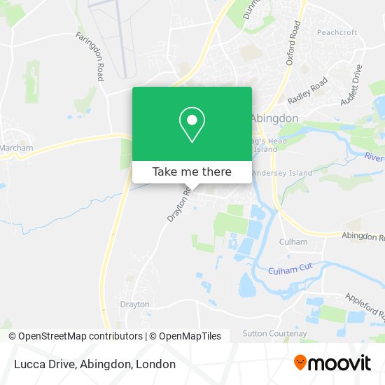 Lucca Drive, Abingdon map