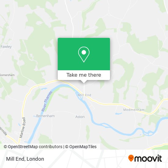 Mill End map