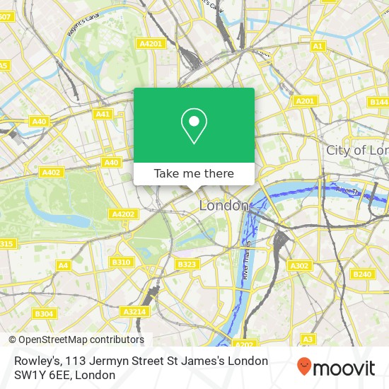 Rowley's, 113 Jermyn Street St James's London SW1Y 6EE map