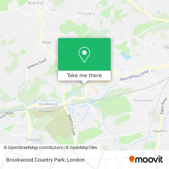 Brookwood Country Park map