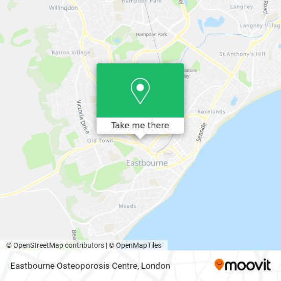 Eastbourne Osteoporosis Centre map