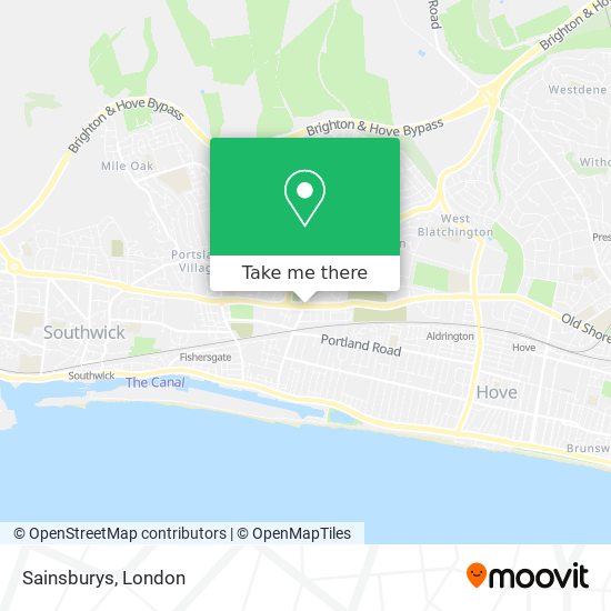 Sainsburys map