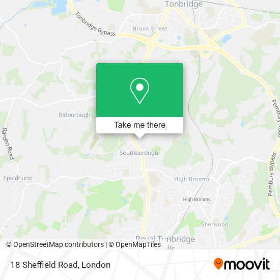 18 Sheffield Road map