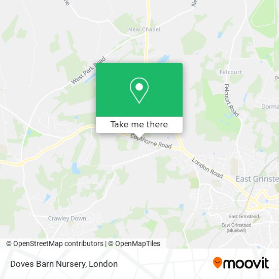 Doves Barn Nursery map