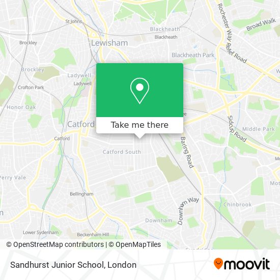 Sandhurst Junior School map