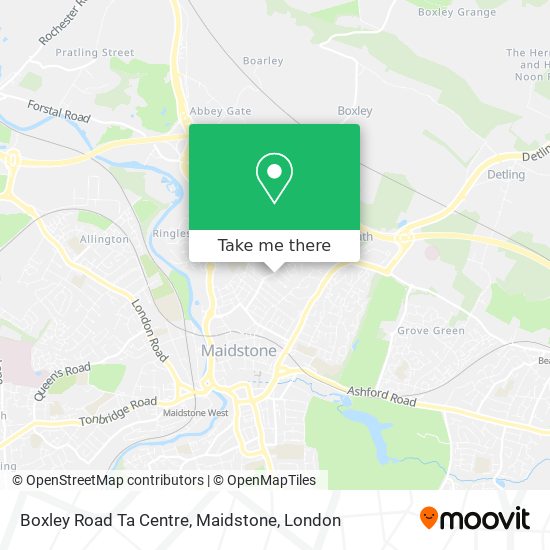 Boxley Road Ta Centre, Maidstone map